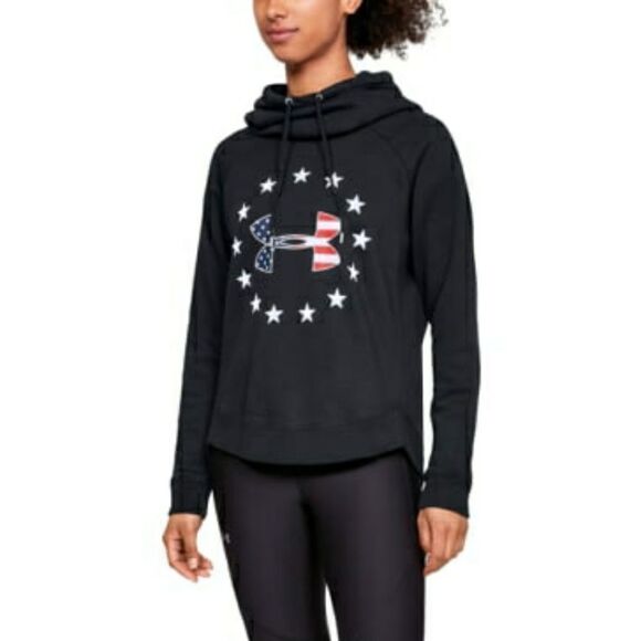 Under Armour UA Freedom USA Patriots Hoodie Womens - Picture 7 of 9